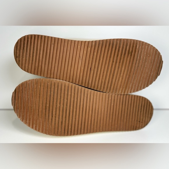 Nisolo Ella Platform Slide Sandals | Women’s 8 | Bone Leather Flatform Slip On - Picture 9 of 10